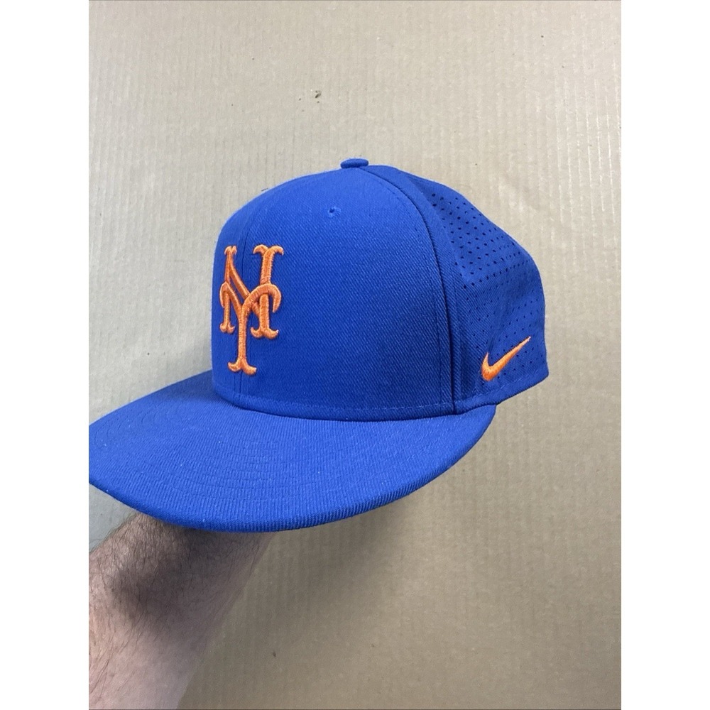 Nike True Hat Cap  NEw York Mets   Flat Brim Mens One Size, Dri-fit